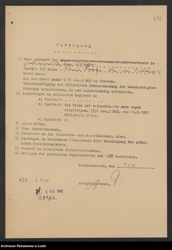 Obraz 14 z jednostki "Szlama Bursztyn – stolarnia"