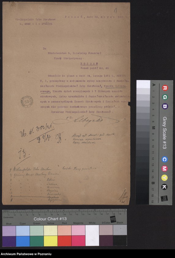 Obraz 3 z jednostki "[Spisy urzędników skarbowych zatrudnionych w urzędach skarbowych Wielkopolskiej Izby Skarbowej]"