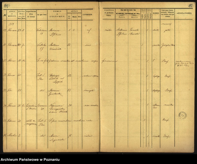 Obraz 10 z jednostki "Księga zgonów"