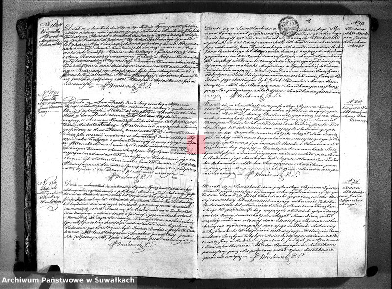 image.from.unit.number "Księga duplikat do zapisywania aktów urodzonych, zaślubionych i zmarłych parafii suwalskiej 1857 rok"