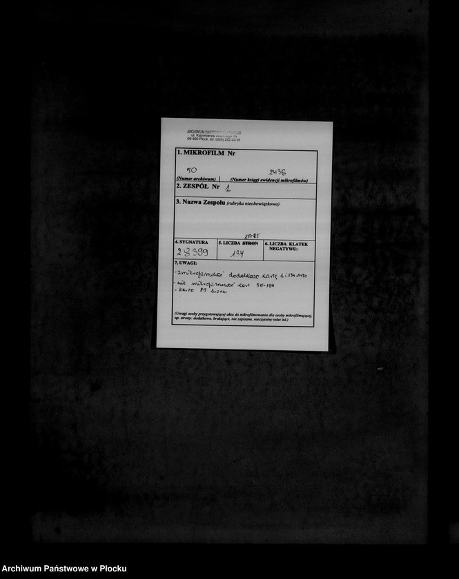 Obraz 2 z jednostki "[Księga zamknięta ludności stałej miasta Płocka - ul. Dobrzyńska nr 48]"