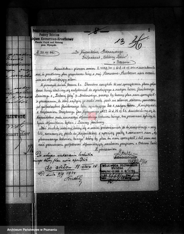 Obraz 17 z jednostki "Majętność leśna Komorowo powiat wyrzyski"