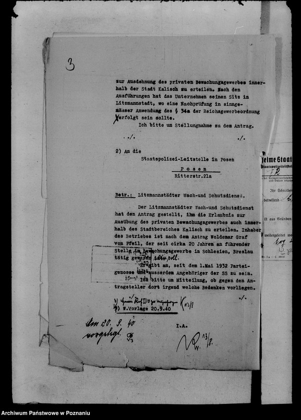 Obraz 7 z jednostki "Überwachungsgewerbe"