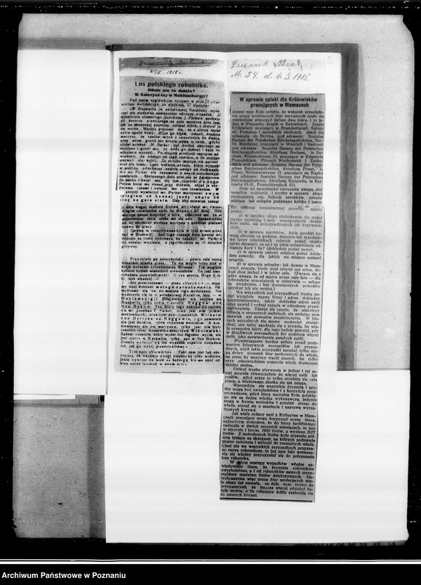 Obraz 6 z jednostki "Sprawy zatrudnienia robotników [wycinki prasowe]"