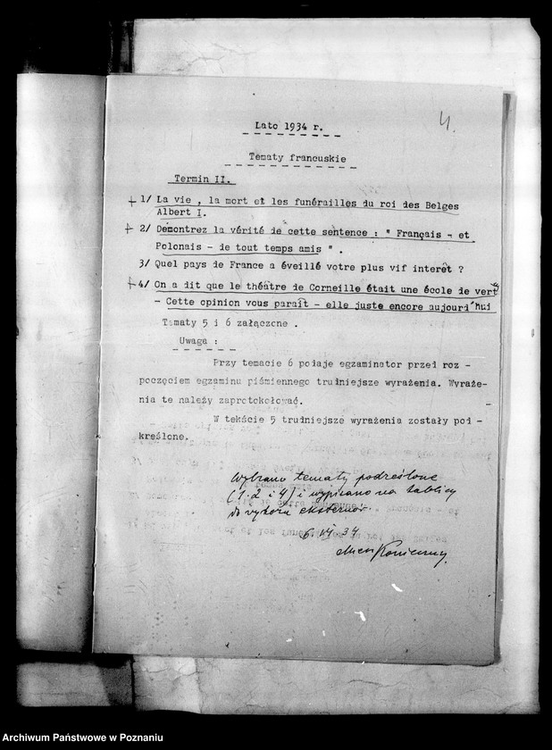 Obraz 8 z jednostki "Prywatne Gimnazjum Czajkowskiego- Poznań [protokół egzaminu dojrzałości]"