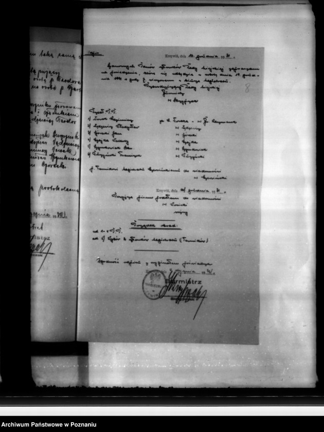 Obraz 12 z jednostki "Członkowie magistratu i rady miasta Krzywinia"