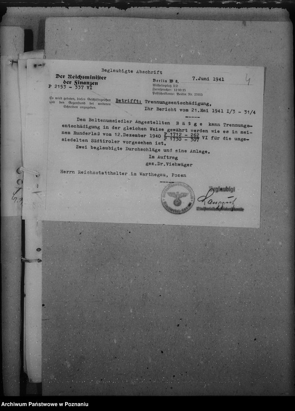 Obraz 8 z jednostki "Trennungsentschädigung alphabetisch"