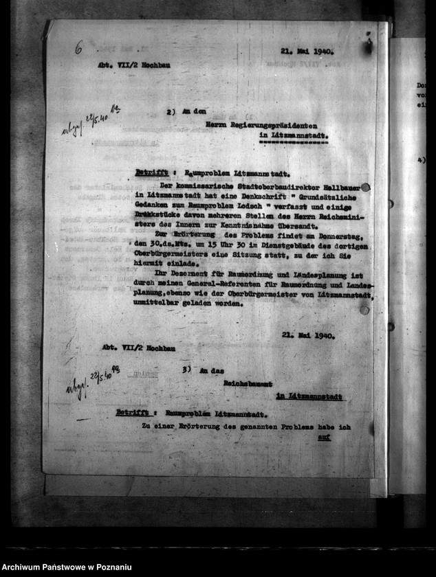 Obraz 10 z jednostki "Problem przestrzennego zabudowania Łodzi"