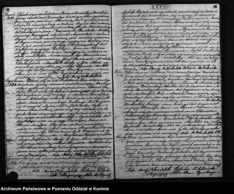 Obraz 12 z jednostki "Duplikat urodzonych, ślubów i zmarłych"