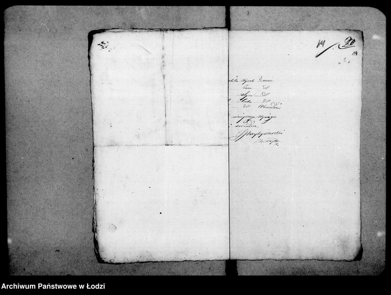 Obraz 19 z jednostki "Akta tyczące się świadectw przesiedleń"