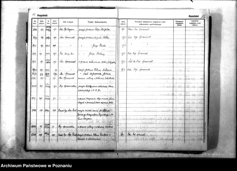 Obraz 12 z jednostki "[Dziennik podawczy] rok 1920 - L.dz."