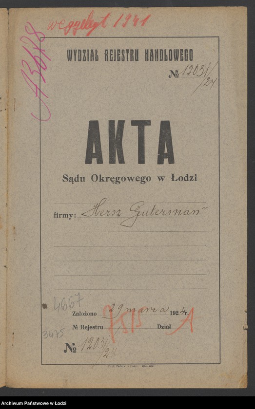 Obraz 2 z jednostki "Hersz Guterman- sprzedaż owoców"