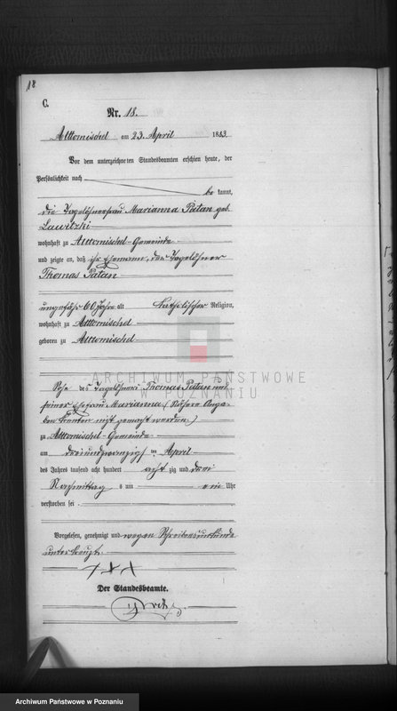 Obraz 20 z jednostki "Księga zgonów"