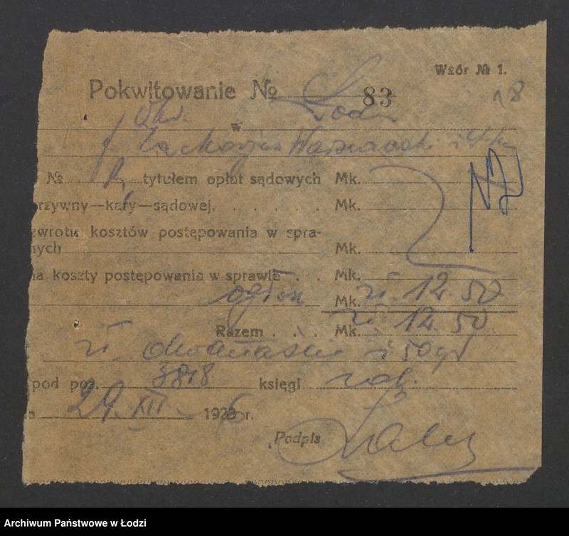 Obraz 20 z jednostki "Zacharjasz Warszawski i S-ka – handel manufakturą"