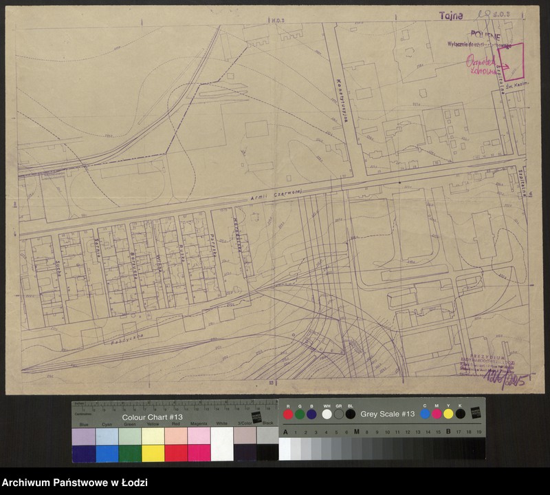 Obraz 1 z jednostki "Plan miasta Łodzi. Sekcja SO 3"