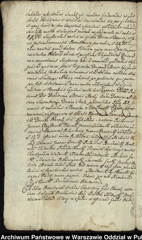 image.from.unit.number "Kopia ekstraktu z ks. konsystorza płockiego donacji w 1616 r. przez biskupa płockiego Marcina Szyszkowskiego dziesięciny snopowej z dóbr Nieksyno kościołowi parafialnemu w Tłuchowie"