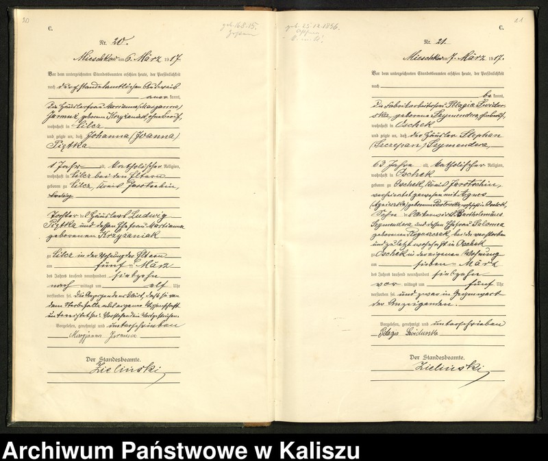 Obraz 14 z jednostki "Księga miejscowa zgonów"