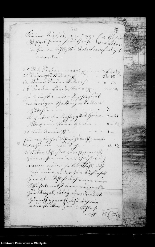 image.from.unit.number "/Schmiede-, Schlosser- u. a. Rechnungen für die Witwe Louisa Maria Gfin Lehndorff geb. v. Wallenrodt/"