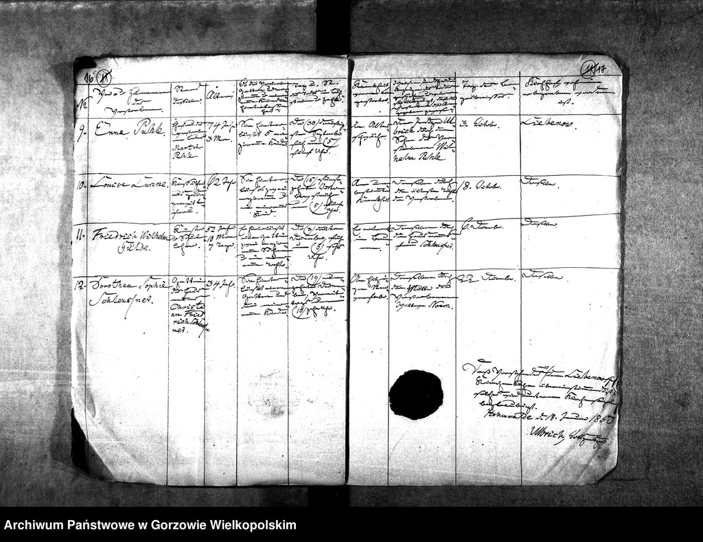 image.from.unit.number "Duplikate der Kirchenbücher von der Parochie Hohenwalde: Hohenwalde (Wysoka), Liebenow (Lubno)"