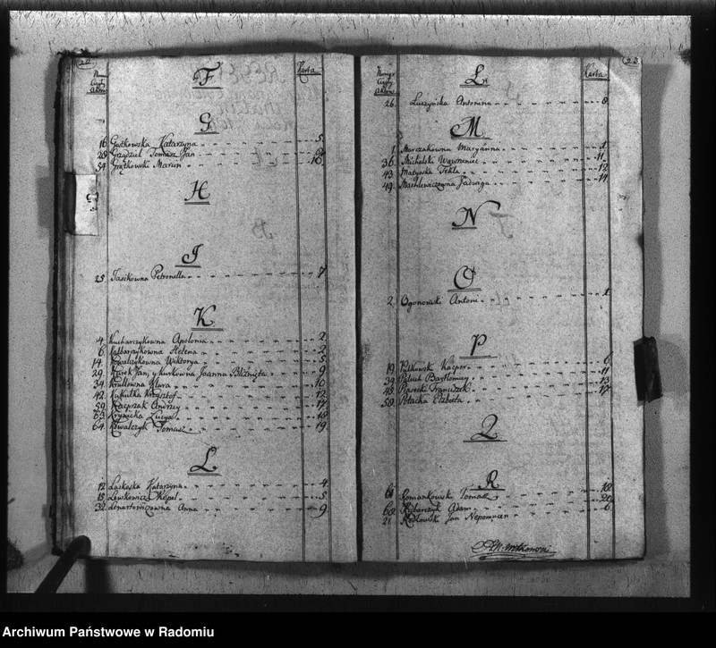 image.from.unit.number "Księga urzędnika stanu cywilnego parafii y miasta Głowaczewa do zapisywania wszelkich aktów na rok 1813"