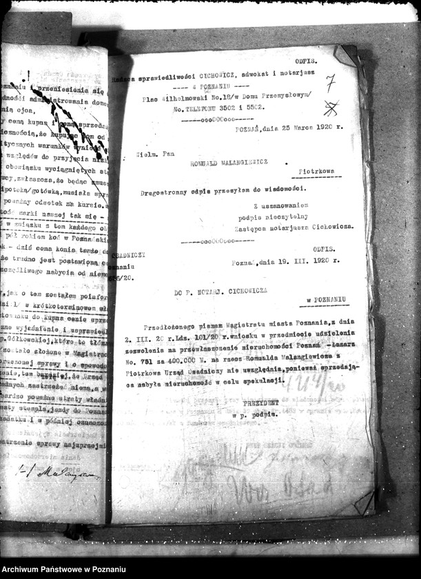 Obraz 11 z jednostki "Urząd osadniczy"