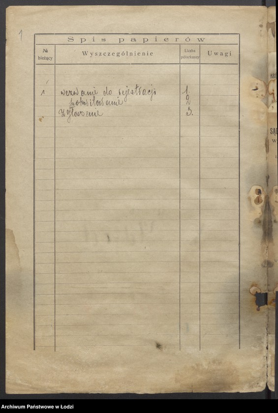 Obraz 3 z jednostki "Zelig Helfgott- sprzedaż towarów manufakturowych"