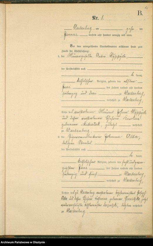 image.from.unit.number "Heiraths-Haupt-Register Nr 1 - 31"