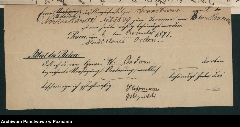 Obraz 12 z jednostki "A. betr. Wladislaus Ordon und Wladislaus Bełza"