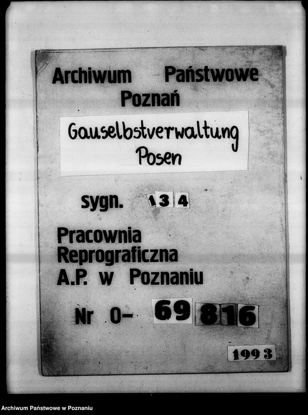 Obraz 1 z jednostki "Beteiligung an der "Warta" - Rückversicherung A.G."
