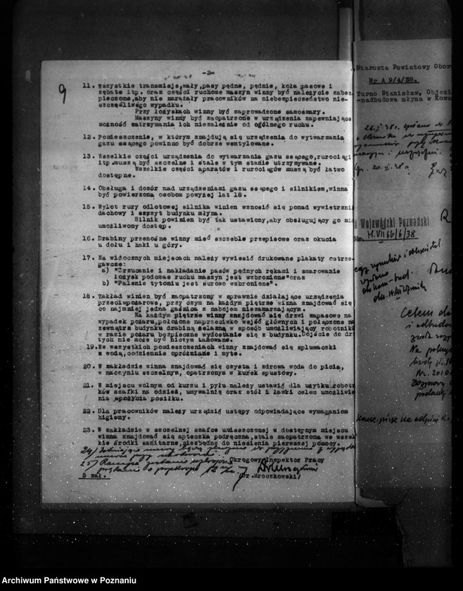 Obraz 13 z jednostki "Młyn wodno-motorowy w Kowalewku pow. obornicki /zatwierdzenie nadbudowy/"