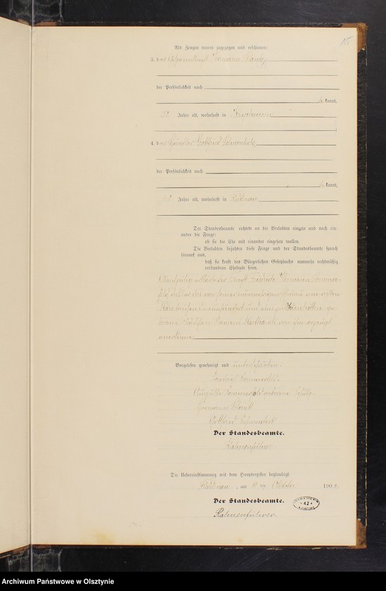 Obraz 17 z jednostki "Heiraths-Neben-Register Nr 1 - 14"