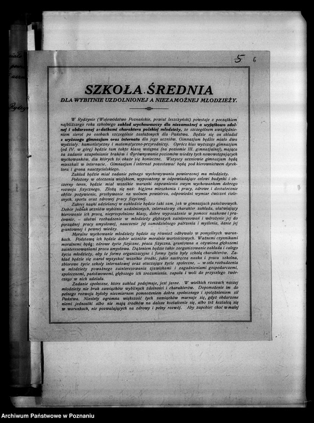 Obraz 10 z jednostki "Prywatne Gimnazjum imienia Sułkowskich- Rydzyna"