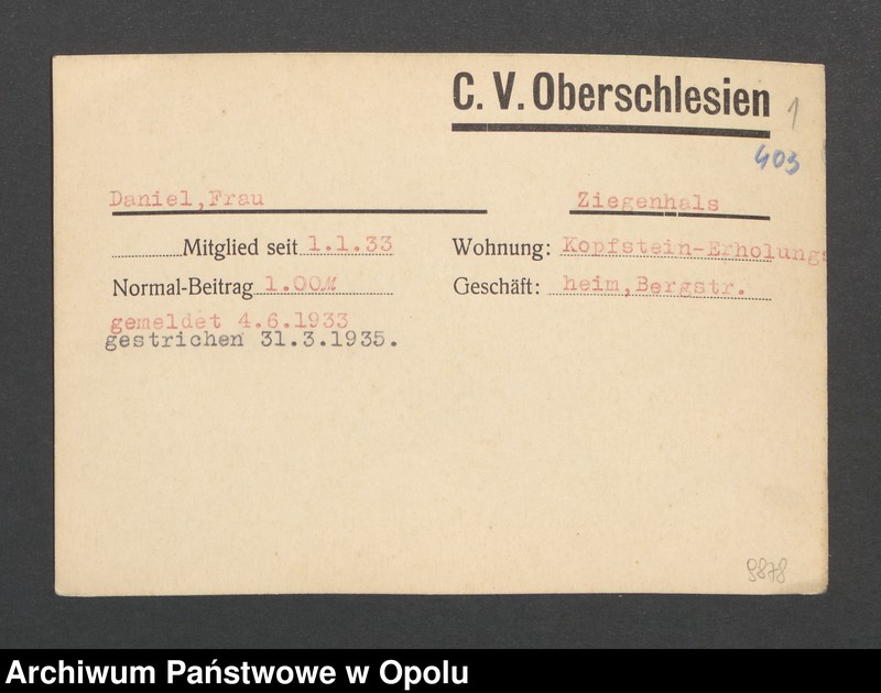 Obraz 3 z jednostki "[Daniel, Ziegenhals]"