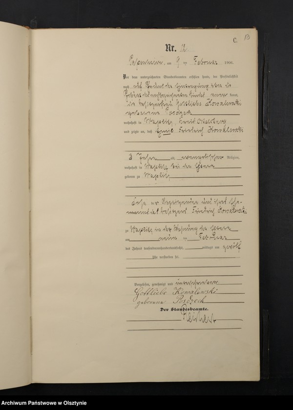 image.from.unit.number "Sterbe-Haupt-Register Nr 1 - 101"