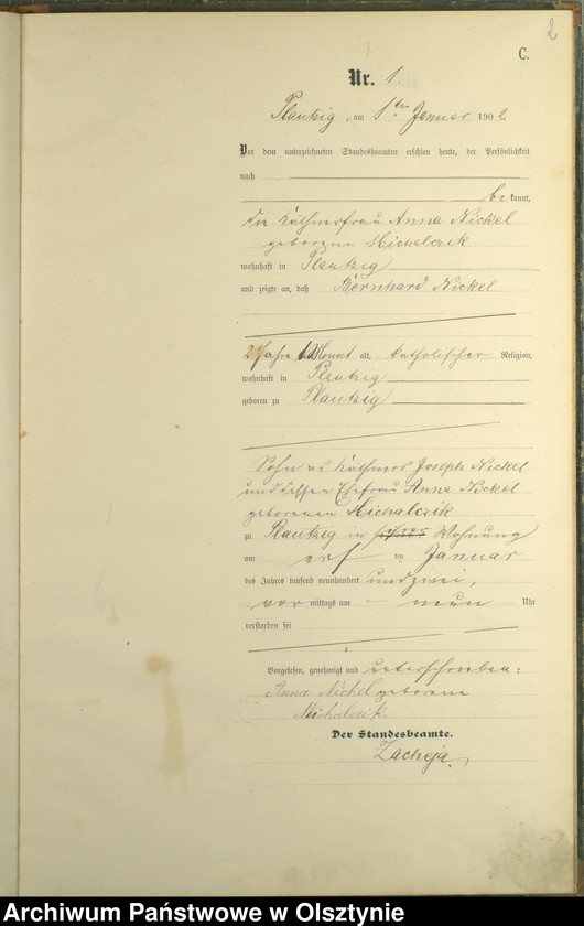 image.from.unit.number "Sterbe-Haupt-Register Nr 1 - 26"