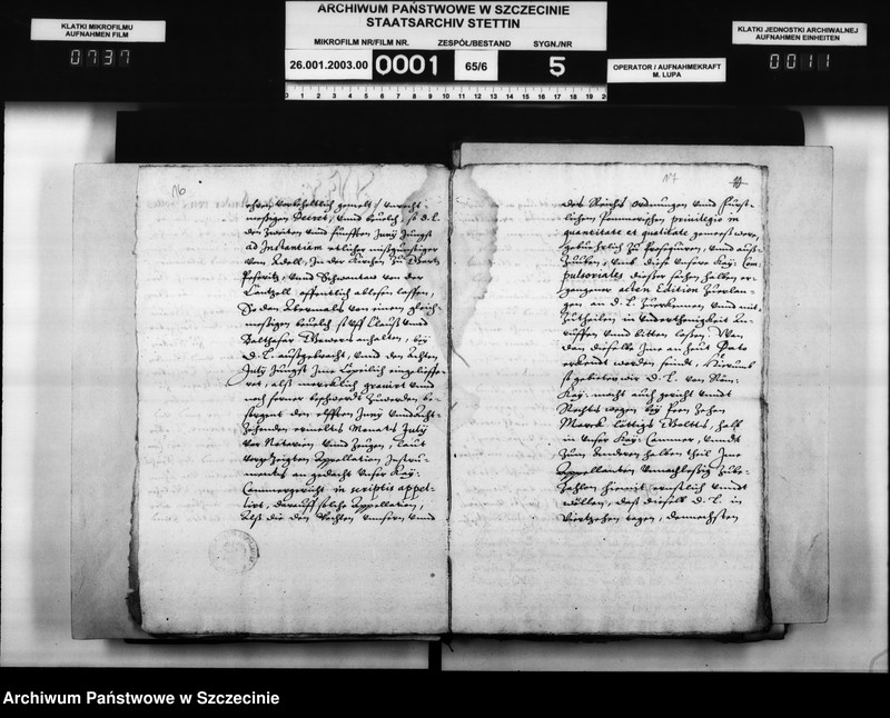 image.from.unit.number "Martin v. Ahnen zu Gr.Datzow Klaus und Balthasar v. Gagern, Pribber v. Suhm, Paul v. Schmatzhagen, Heinrich von Rhast und Michael Rust bezw. Herzog Philipp Julius von Pommern: freie Jagdausübung auf Rügen."