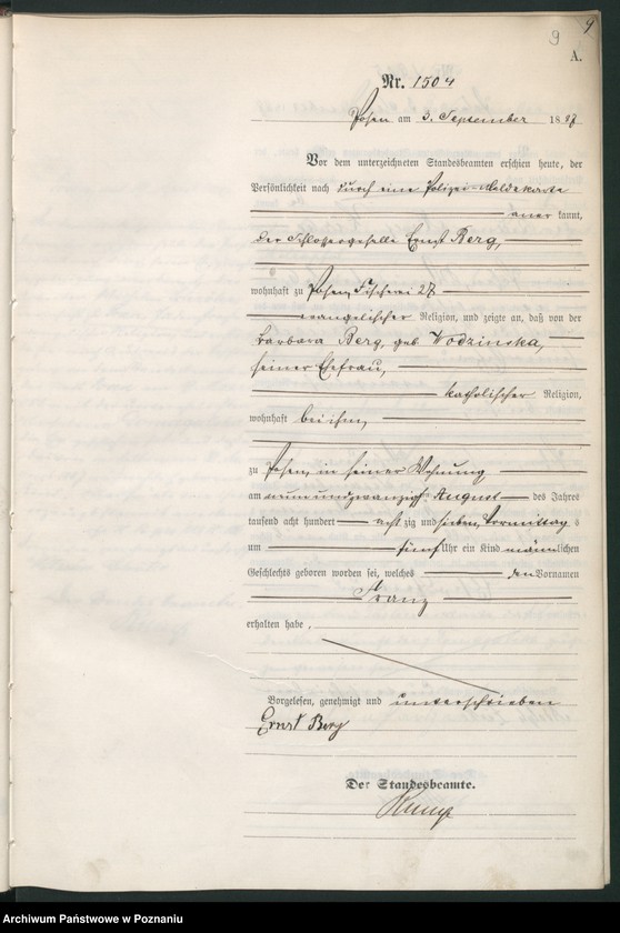 Obraz 12 z jednostki "Księga urodzeń t. IV"