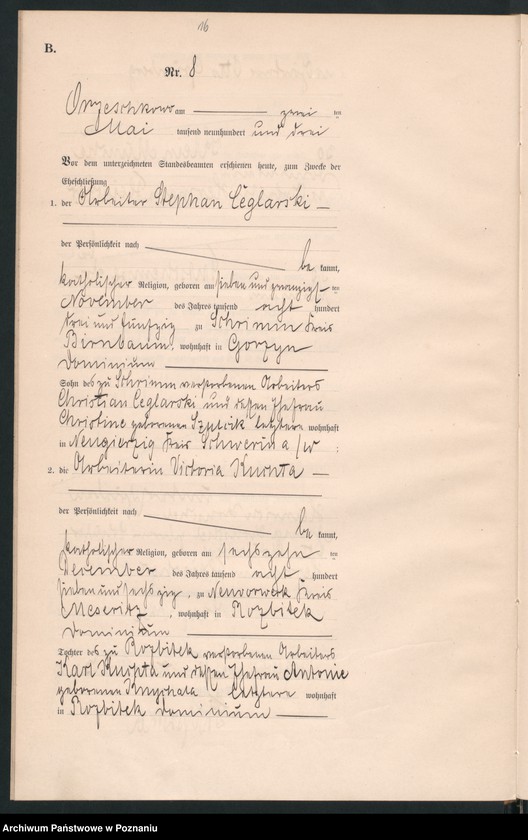 Obraz 18 z jednostki "Księga małżeństw"