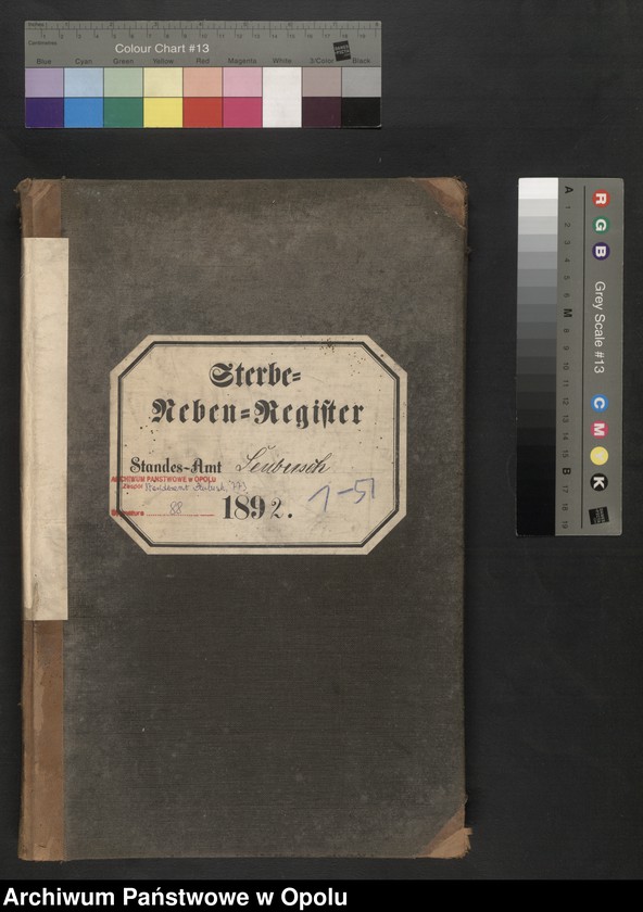 image.from.unit.number "Sterbe-Neben-Register Standes-Amt Leubusch 1892"