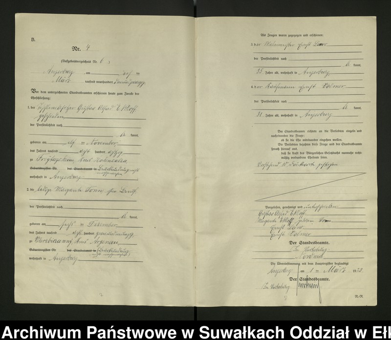 image.from.unit.number "[Heirats - Register (Neben - Register) Standesamt Angerburg einschl. der Bezirke, Gr. Strengeln, Prinowen und Kehlen Kreis Angerburg]"