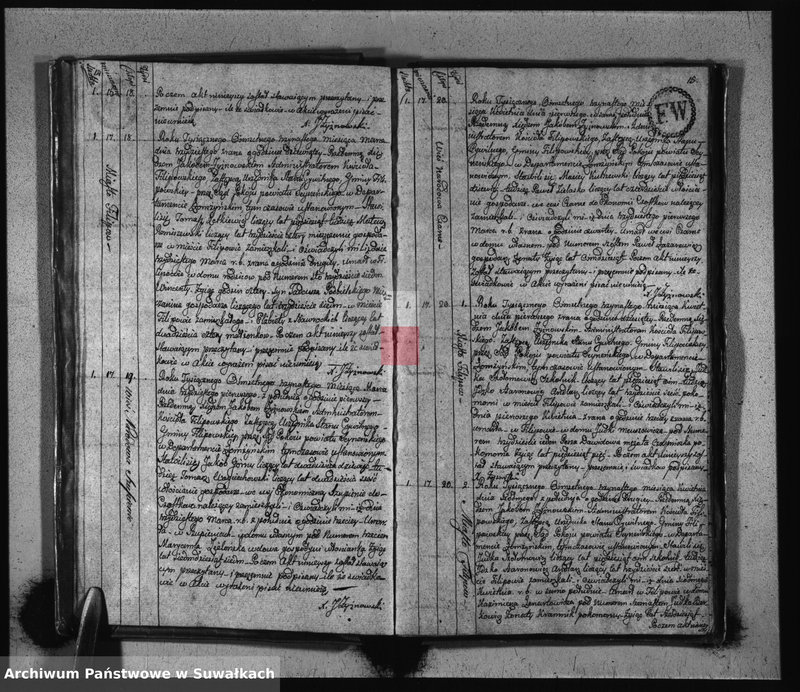 Obraz 10 z jednostki "Akta Zeszłych Gminy Filipowskiey od 1wszego Stycznia 1813 R-u"