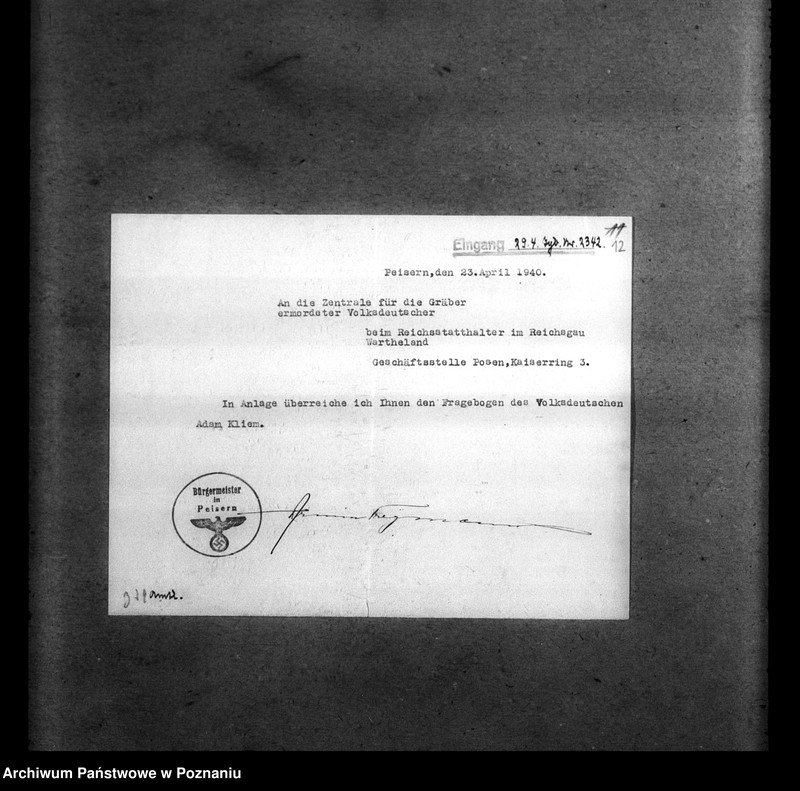 Obraz 16 z jednostki "Amtliche Meldungen Kreis Konin"