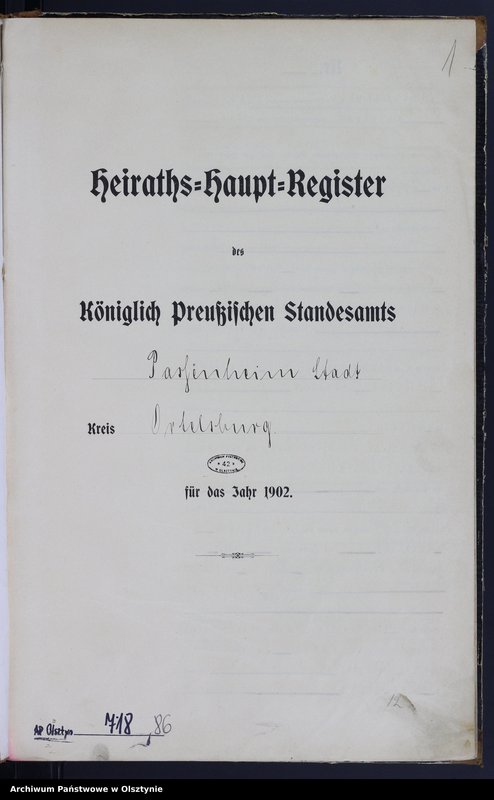 image.from.unit.number "Heiraths-Haupt-Register Nr 1 - 15"