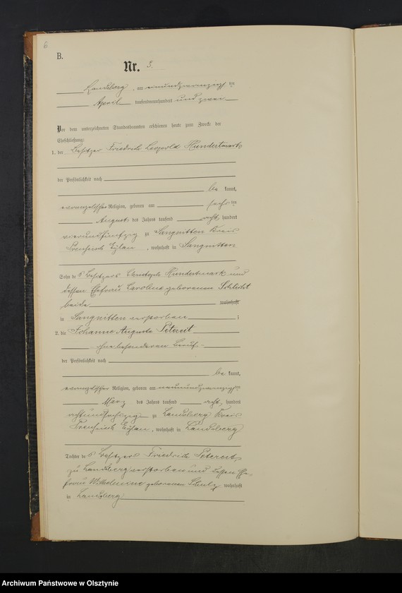 image.from.unit.number "Heiraths-Neben-Register Nr 1 - 18"