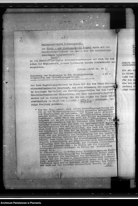 Obraz 6 z jednostki "Rundschreiben der Sparkassen und Giroverbandes Wartheland"