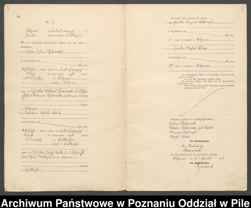 Obraz 5 z jednostki "Księga małżeństw"