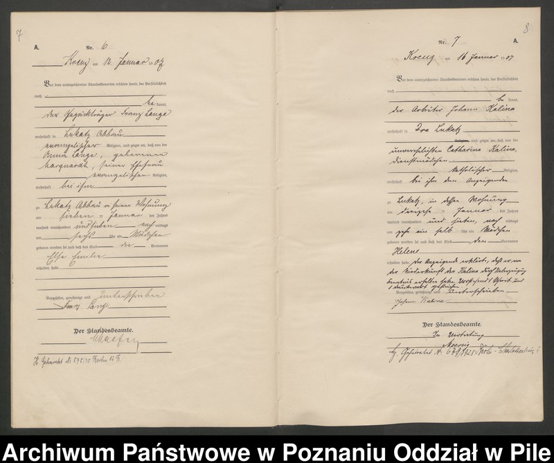 Obraz 7 z jednostki "Księga urodzeń"