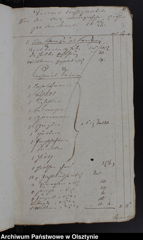 image.from.unit.number "Belaege zur deutschen Kirchen Rechnung von Rastenburg"