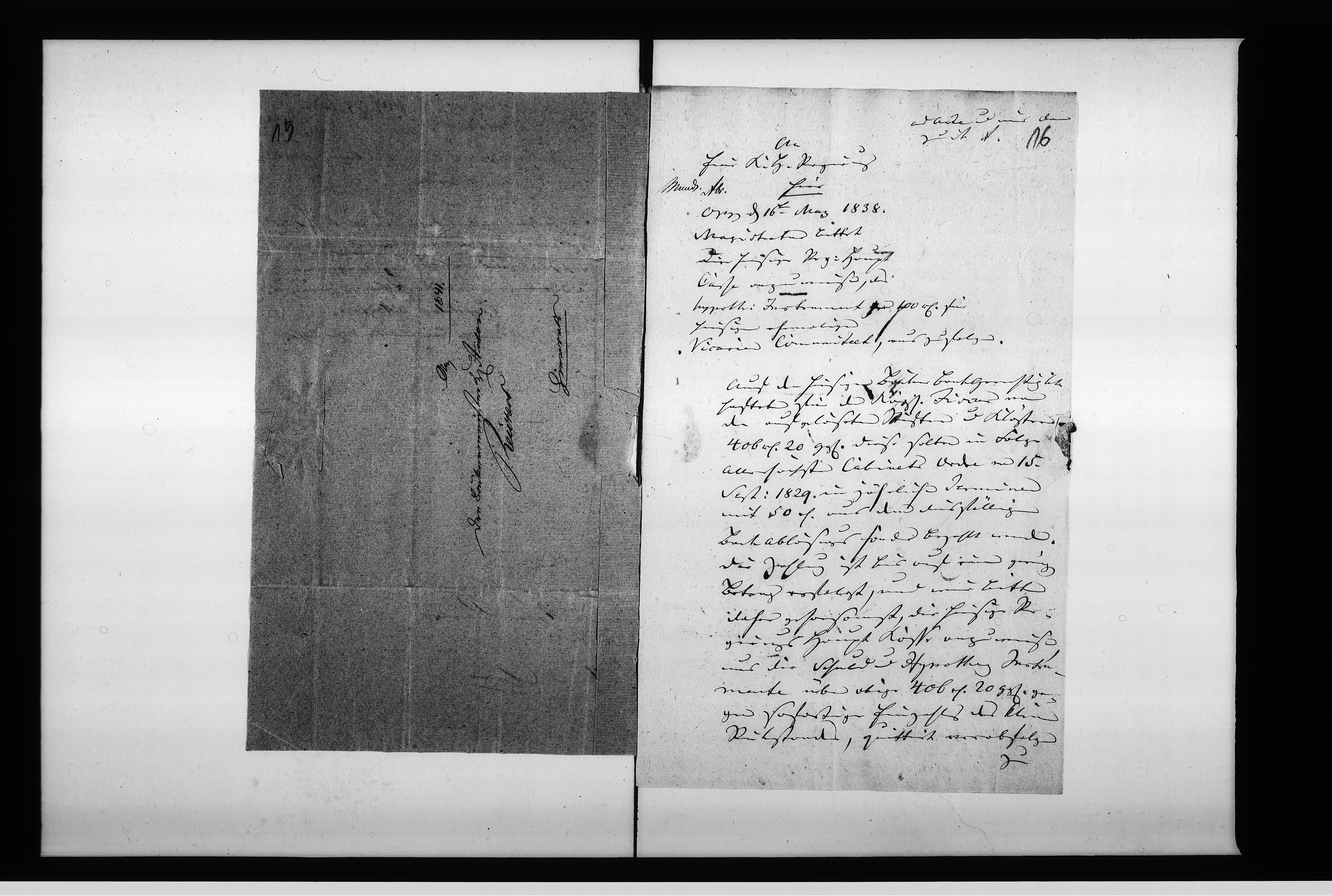 Obraz 15 z jednostki "Acta des Magistrats zu Oppeln betreffend: die Ablösung der Bäckerbankgerechtigkeit der Adalbert Reichertschen Erben sub Nro 9"