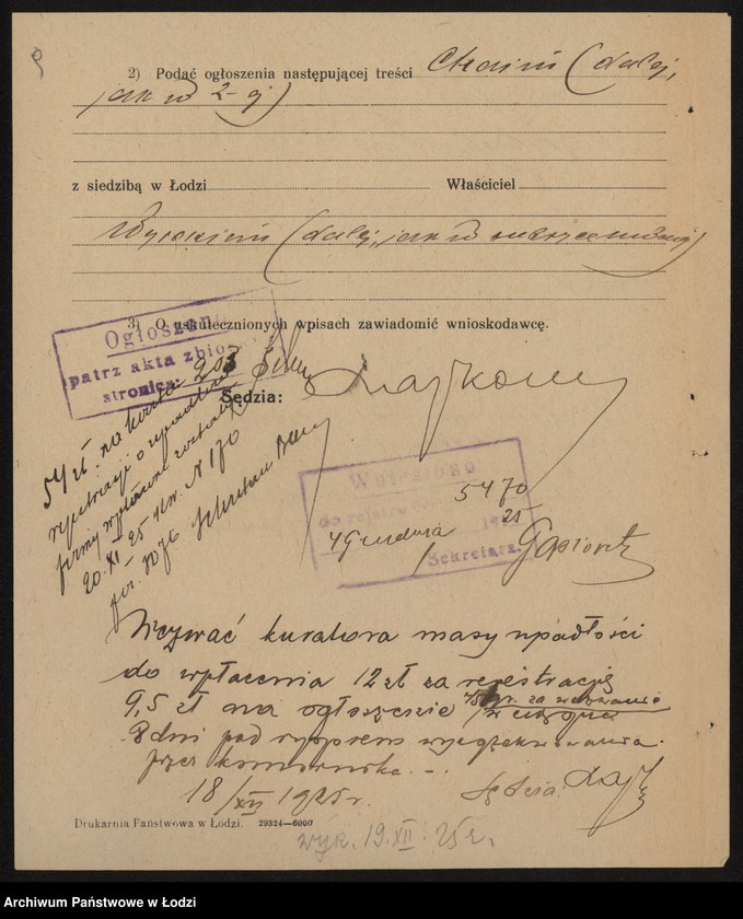 Obraz 11 z jednostki "Chaim Lajb Berger- handel naftą i olejami"